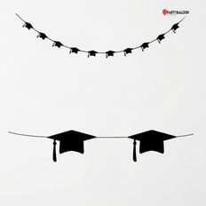بانر قبعات التخرج 