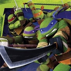 TEENAGE MUTANT NINJA TURTLES TISSUES 20 PCS