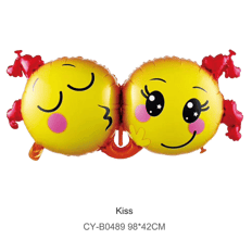 Super Shape  Kiss Emoji Size 98 x 42 Cm 