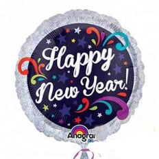 HAPPY NEW YEAR BALLOON SIZE 43 CM 