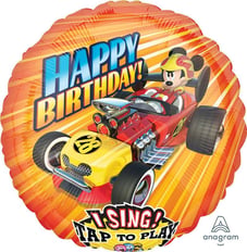  Mickey Mouse car birthday balloon