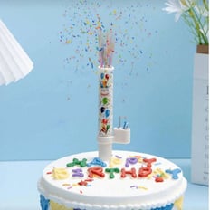 Colorful Candy Candles for Cake Decoration