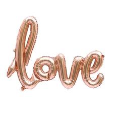 Rose Gold Love Letter Foil
