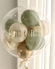balloon 36 Inch transparent with print