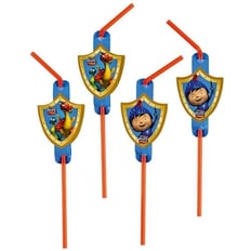 MIKE THE KNIGHT DRINKING STRAWS 8 PCS