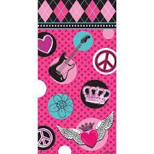 ROCK STAR GIFT BAGS 8 PCS