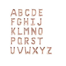 Mini Rose Gold Letter Balloon
