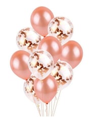Bouquet balloons rose gold 10 PCS