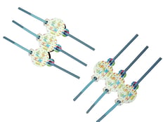 HAPPY BIRTHDAY CANDLES DRINKING STRAWS 6 PCS
