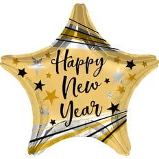 New Year's star balloon