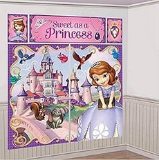 SOFIA SCENE SETTERS WALL DECORATION KIT 5 PCS