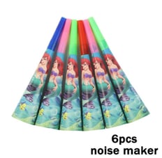 MERMAID HORNS 6PCS 