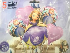 Sophia balloons bouquet 5 pieces