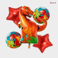 Dinosaur balloons set of 5 pieces