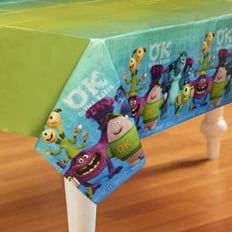 Monsters University Plastic Table Cover 137 x 243 cm