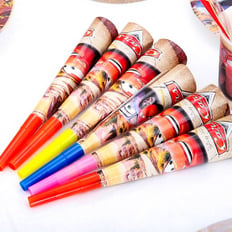 CARS HORNS 6 PCS