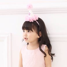 HAT HAIRBAND ELEGANT WHITE WITH STAR