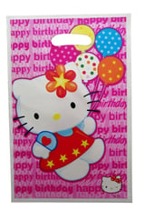 HELLO KITTY GIFT BAG 6 PCS