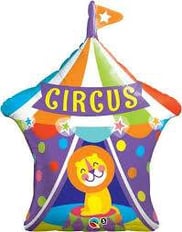 CIRCUS FOIL BALLOON SIZE 91 CM 