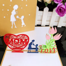 MOM LOVE GREETING CARD