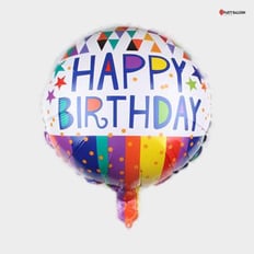 HAPPY BIRTHDAY BALLOON SIZE 18 IN