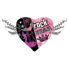 ROCK STAR SUPERSHAPE FOIL BALLOON SIZE 46 X 84 CM