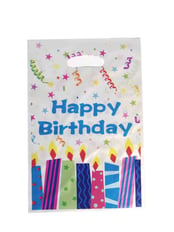 HAPPY BIRTHDAY CANDLES GIFT BAG 6 PCS