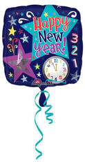 HAPPY NEW YEAR BALLOON SIZE 45 Cm 