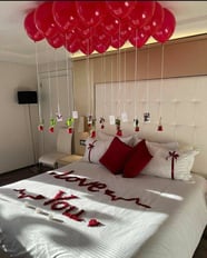 Balloon with flowers