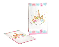 16-Popcorn unicorn gift bags