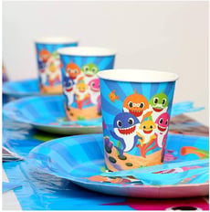  BABY SHARK CUPS 6 PCS