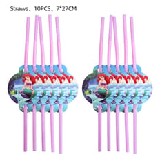 Mermaid straws