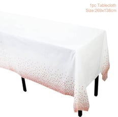 Rose gold dots table Cover 