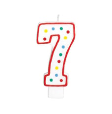 Large Dot Cake Candle 