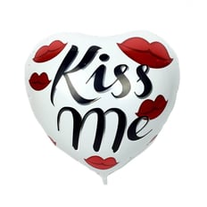 Kiss me Heart Balloon Size 18 In 