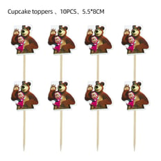 Masha and the bear cupcakes 