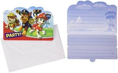 PAW PATROL INVITATIONS CARDS 8 PCS