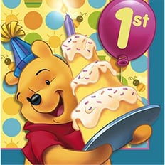 POOHS BAER TISSUES 16 PCS