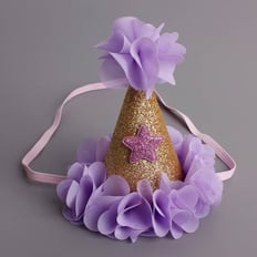 HAT HAIRBAND ELEGANT GOLD WITH STAR