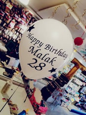    White Balloon Size 16 