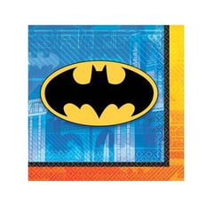 BATMAN BEVERAGE NAPKINS 16 PCS