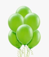 (Green Helium Latex Balloons(12