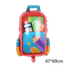 school bag balloon