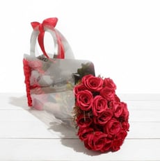 Red Flowers Bag