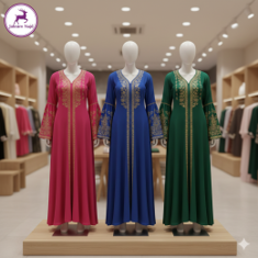 عبايات ملونة