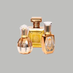 عبوات زجاج عطور مذهبة