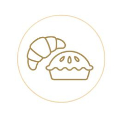 Croissant and pie