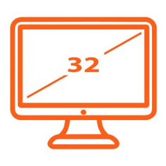 32 بوصة