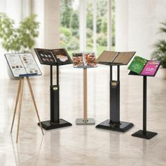 Price and menu display stands