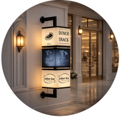 Floor-Standing Four-Laye Lightbox